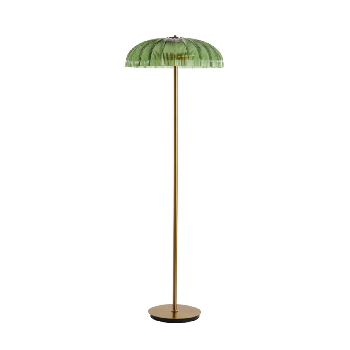 Fungo Gold/Grün stehlampe Von Light & Living - Das elegante und raffinierte Design verleiht dem Interieur einen luxuriösen Touch und sorgt für eine warme, angenehme Lichtverteilung.