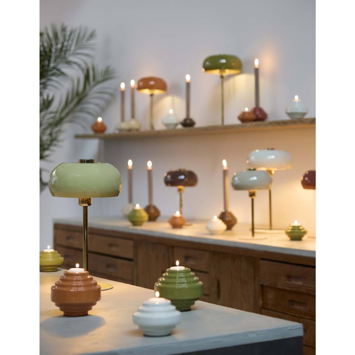 Surin 47cm Olivgrün tischlampe Von Light & Living - 
