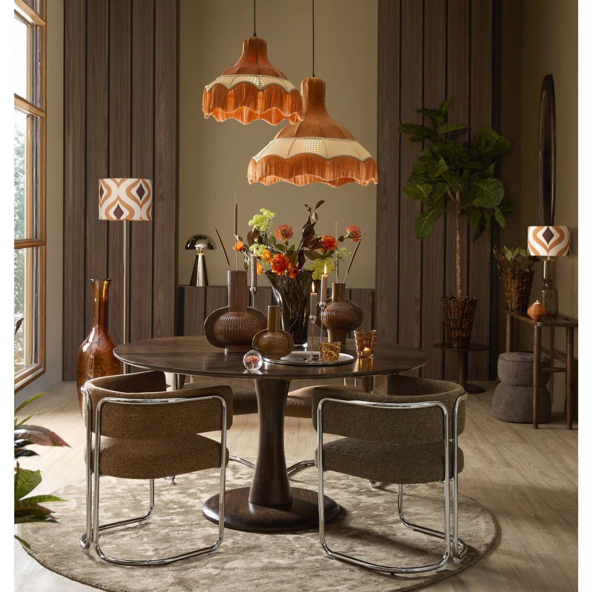 Surrina 50cm Nickel tischlampe Von Light & Living - 