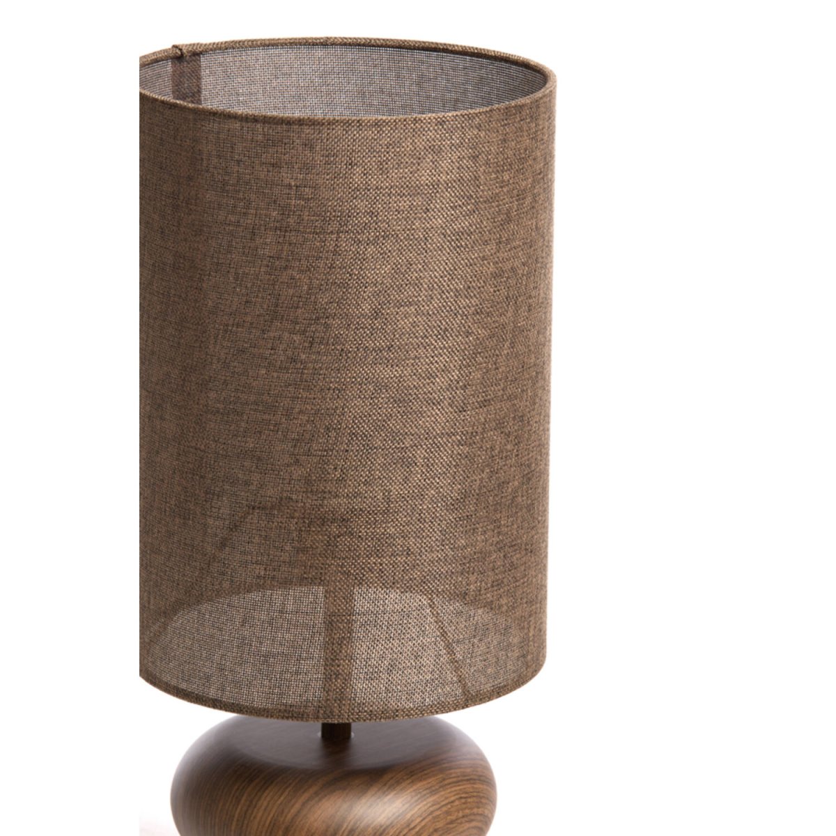 Danialo 67cm Braun tischlampe Von Light & Living - Die harmonische Materialkombination schafft eine warme und einladende Atmosphäre – perfekt für skandinavische oder Boho-Einrichtungen.
