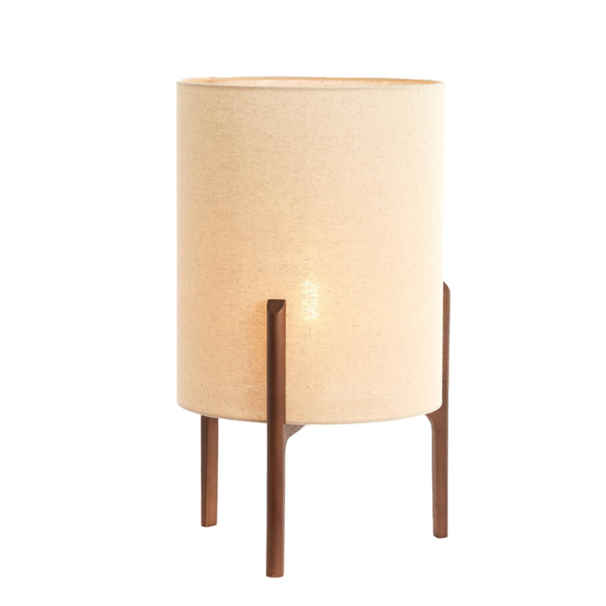Litto 58cm Natur tischlampe Von Light & Living - Die Kombination aus warmen Holzt&ouml;nen und dem hellen Leinenstoff verleiht der Leuchte eine harmonische und ruhige Ausstrahlung, die sich perfekt in moderne wie auch klassische Wohnr&auml;ume einf&uuml;gt.