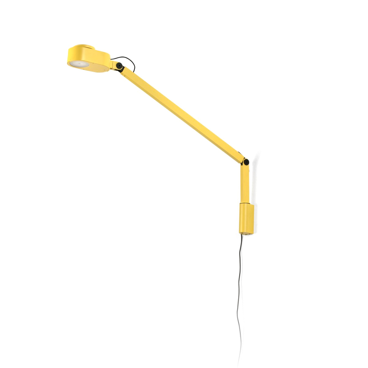 Inviting 86cm Gelb wandlampe Von Faro Barcelona - Inviting ist eine gelbe Wandleuchte mit verstellbarem Arm, die optimalen Lichtkomfort beim Lesen, Arbeiten oder Lernen bietet.