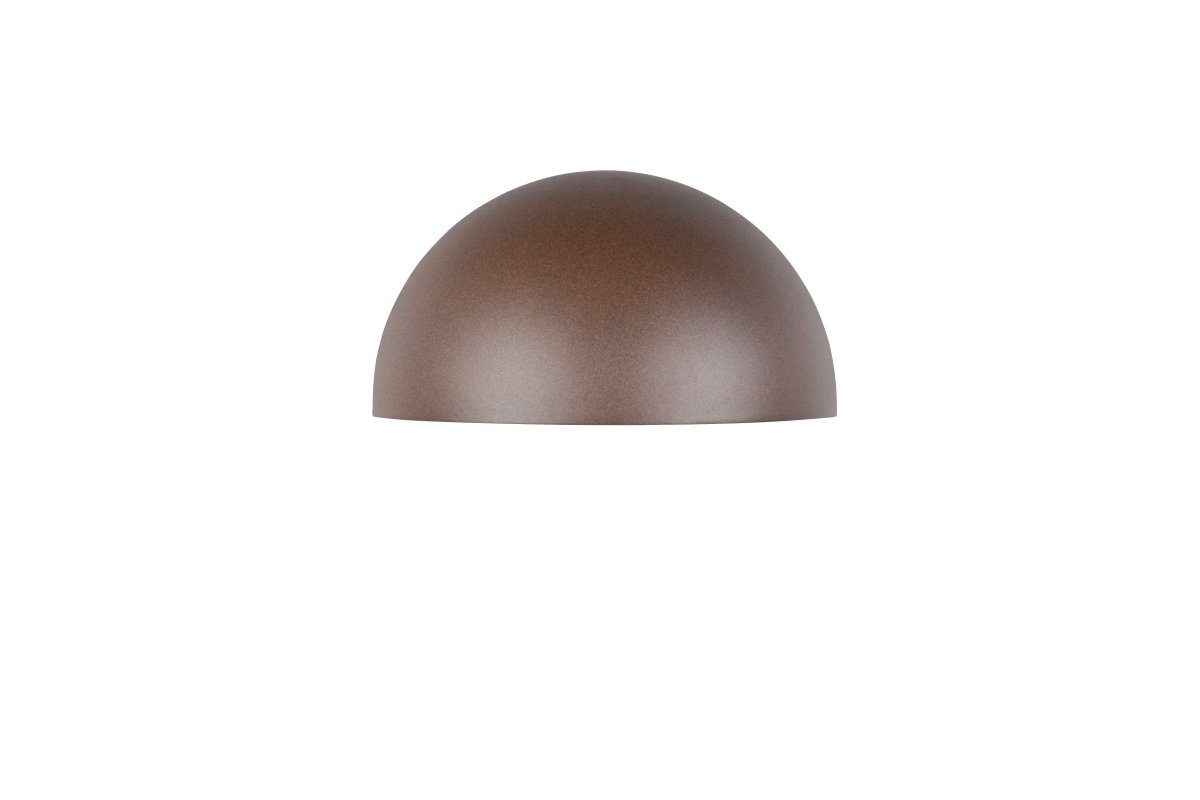 Maas 27cm Rostbraun außenlampe Von Trio Lighting - Maas ist eine stilvolle Wandleuchte mit einer sanft abgerundeten Form in einem modernen rostbraunen Farbton.