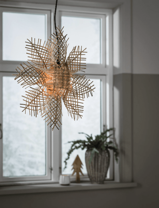 Carol Ø45 Natur Von PR Home - Es ist handgefertigt aus einem natürlichen Material.