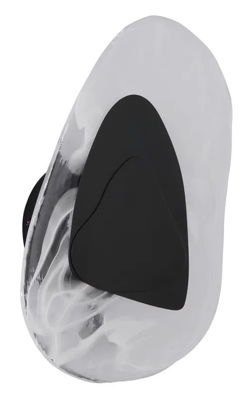 Dorsey 32cm Schwarz wandlampe Von Globo Lighting - Dorsey v&auml;gglampa f&ouml;rtrollar med sin unika molnformade design och skapar en harmonisk atmosf&auml;r i varje rum.