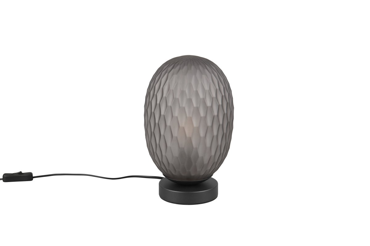 Facette 28cm Rauchgrau tischlampe Von Trio Lighting - 