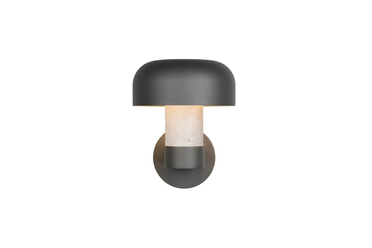 Fraser 24cm Betonoptik außenlampe Von Trio Lighting - Die dunkelgraue Lackierung und der Beton-inspirierte Anteil verleihen der Fassade einen warmen, stilvollen Charakter.