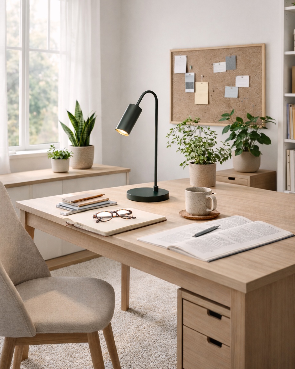 Curve 50cm Dunkelgrün schreibtischlampe Von By Rydéns - Dank ihrer eleganten Form l&auml;sst sich Curve problemlos auf einem Schreibtisch, Nachttisch oder am Fenster platzieren.
