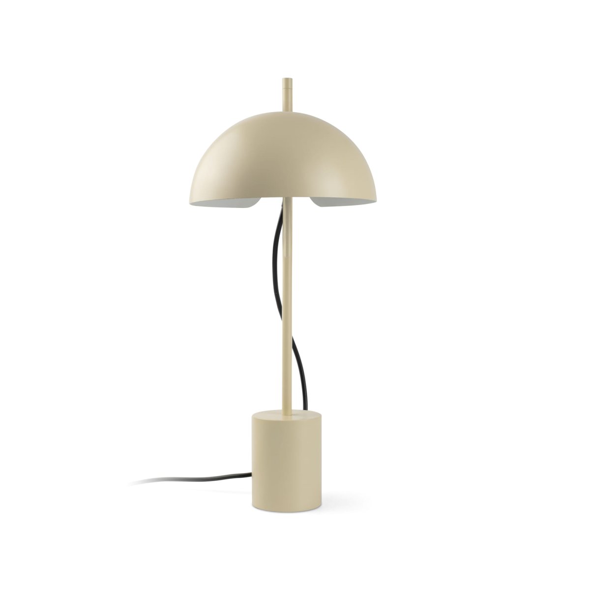 Matilda 43cm Beige schreibtischlampe Von Faro Barcelona - Matilda ist eine beige Tischleuchte mit klarem, geometrischem Design, die sich in jede Umgebung einf&uuml;gt.