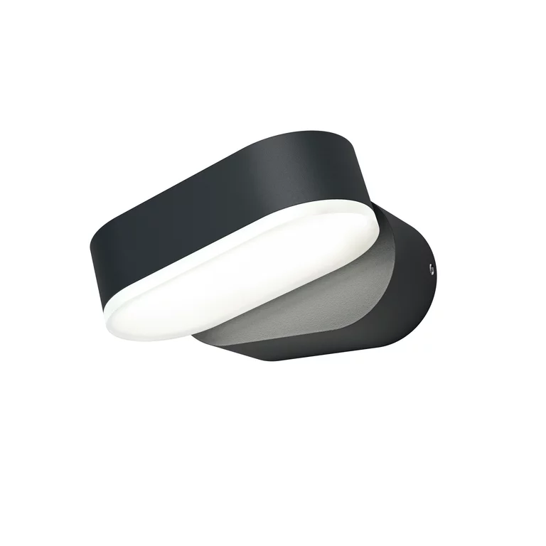 Mini Spot I Dunkelgrau außenlampe Von Osram - Med en rotationsvinkel p&aring; 320&deg; kan den justeras f&ouml;r att rikta ljuset d&auml;r det beh&ouml;vs, vilket g&ouml;r den perfekt f&ouml;r att belysa specifika omr&aring;den eller skapa en atmosf&auml;risk effekt.