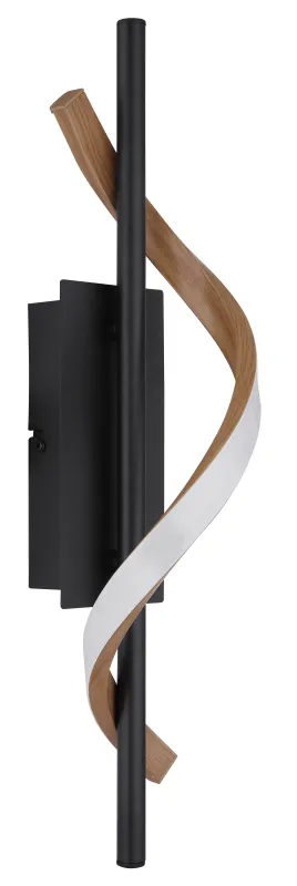 Watkins 47cm Schwarz wandlampe Von Globo Lighting - Watkins v&auml;gglampa &auml;r en stilren och modern belysningsl&ouml;sning som skapar en elegant atmosf&auml;r i ditt hem.