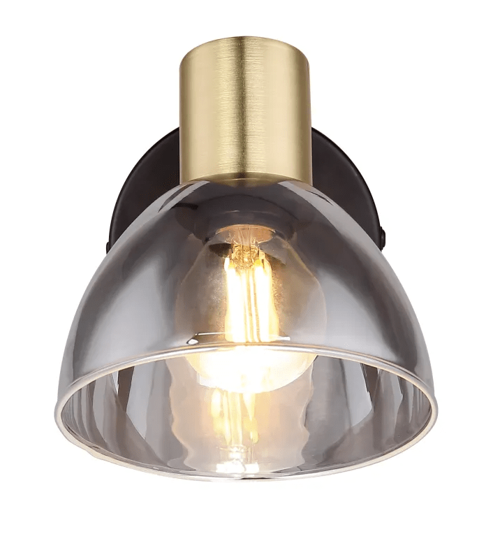 Jay 12cm Schwarz leselampe Von Globo Lighting - Die Leuchte ist mit einem praktischen Netzschalter an der Wandhalterung ausgestattet, mit dem Sie sie ganz einfach ein- und ausschalten k&ouml;nnen.