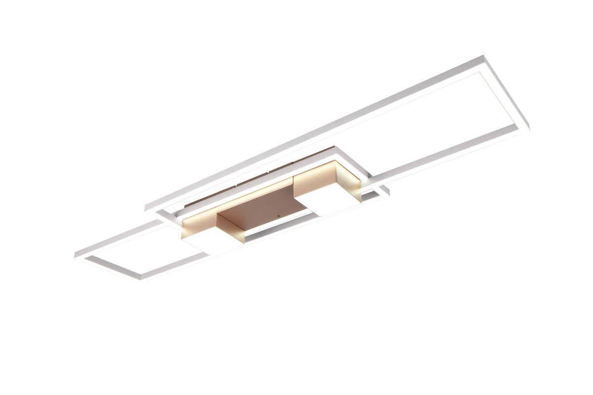 Albany 100cm Kaffee deckenleuchte Von Trio Lighting - Das integrierte Nachtlicht und die Memory-Funktion machen Albany zu einer praktischen und stilvollen Ergänzung für Ihr Zuhause.
