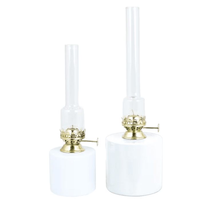 Kerosene Lamp Straight Big Weiß Von Strömshaga - 