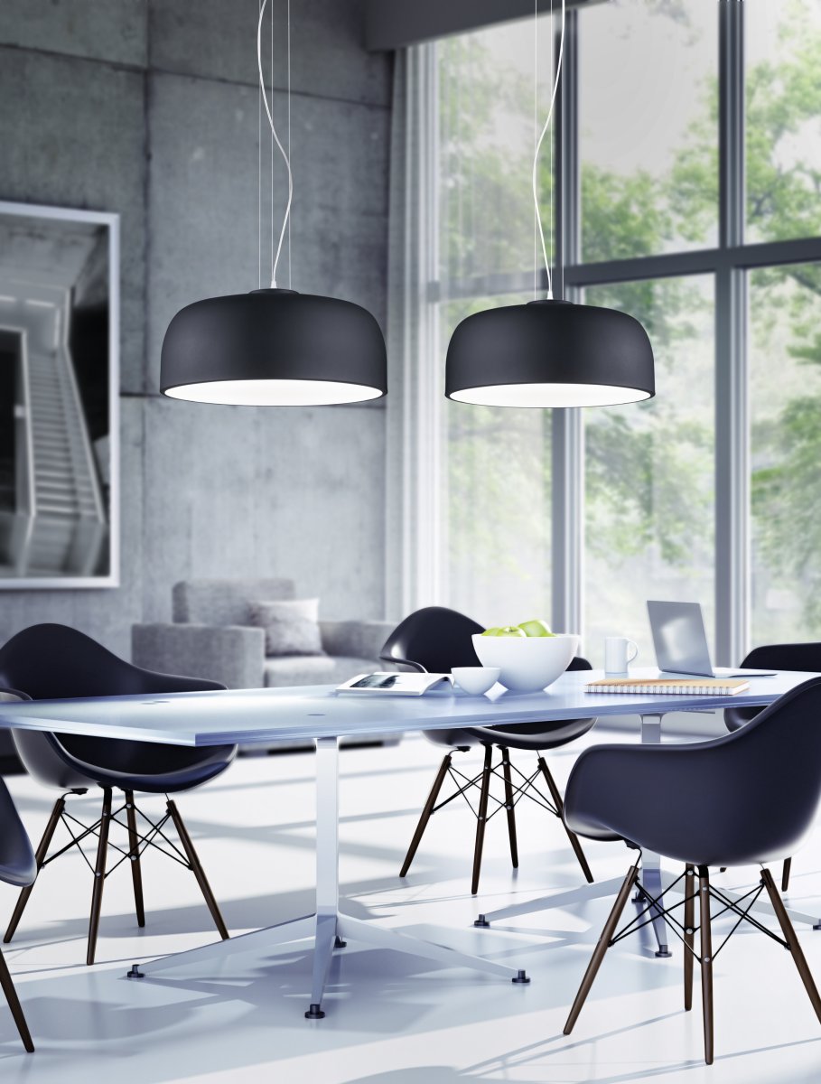 Baron Ø52 Schwarz hängelampe Von Trio Lighting - 