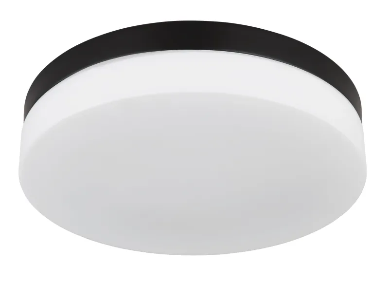 Vranos 30cm Schwarz Von Globo Lighting - Lampan &auml;r tillverkad i aluminium och glas, vilket ger ett tidl&ouml;st och sofistikerat uttryck.