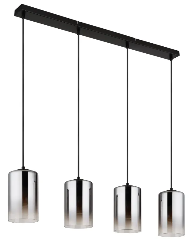 Roy 86cm Rauchfarben hängelampe Von Globo Lighting - Roy takpendel kombinerar modern design med funktionalitet och blir en elegant detalj i ditt hem.
