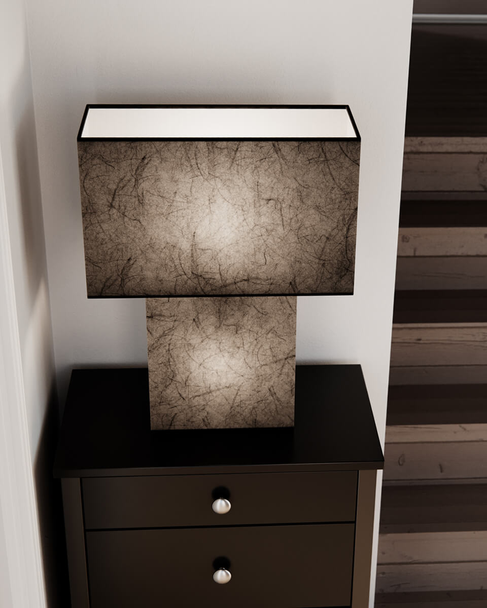 iSquare 50cm Schwarz tischlampe Von By Rydéns - Diese einzigartige Lampe kombiniert traditionelle &Auml;sthetik mit moderner Funktion und ist damit eine ausgezeichnete Wahl f&uuml;r alle, die sowohl Stil als auch praktisches Licht in ihrem Zuhause suchen.
