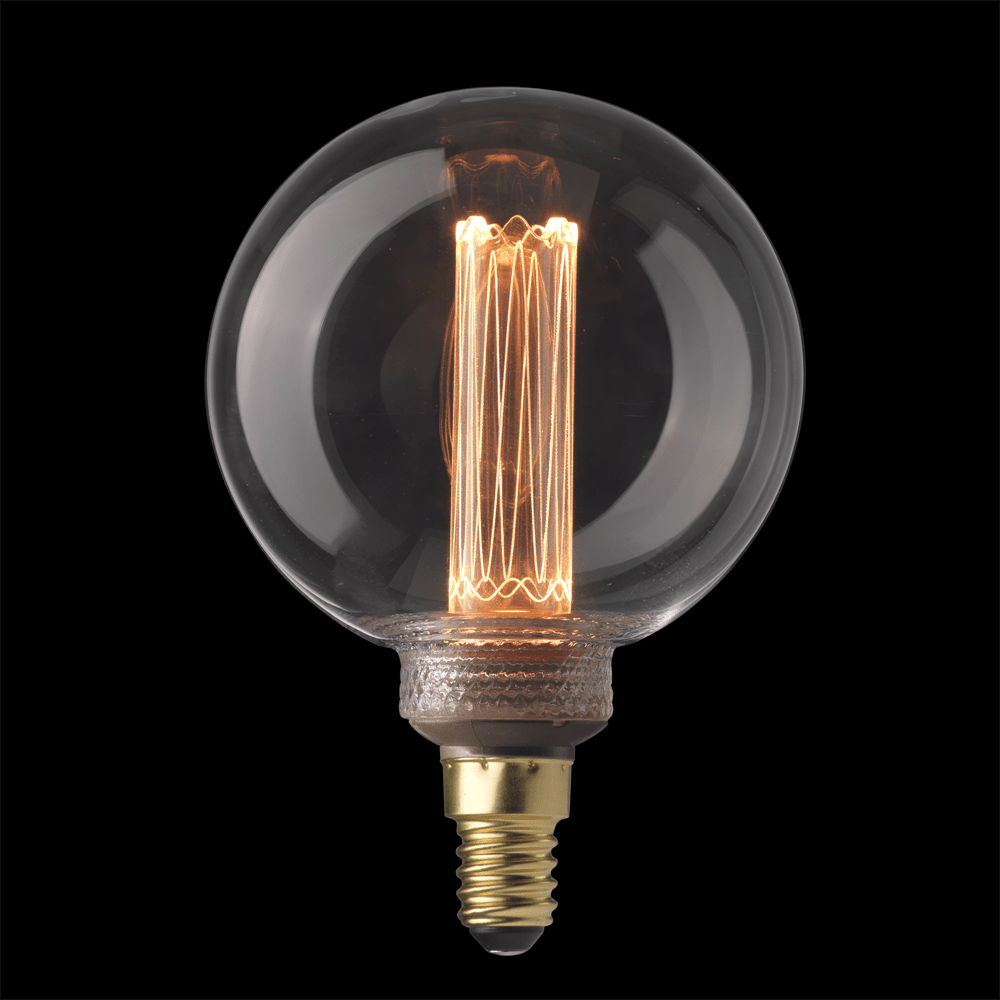 UNI-K E14 Globuslampe 80 2,3W 1800K Von Unison - Große LED-Glühfäden, die eine Kohlefadenlampe imitieren.