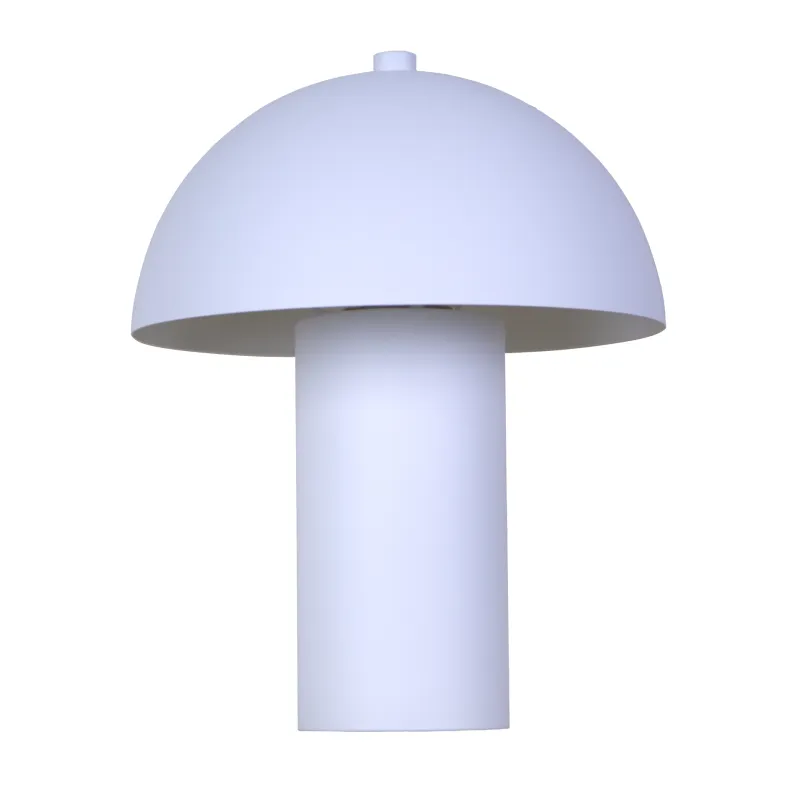 Bert 26cm Weiß tischlampe Von Globo Lighting - Med sin minimalistiska elegans sm&auml;lter bert harmoniskt in i moderna hem och blir en stilfull inredningsdetalj.