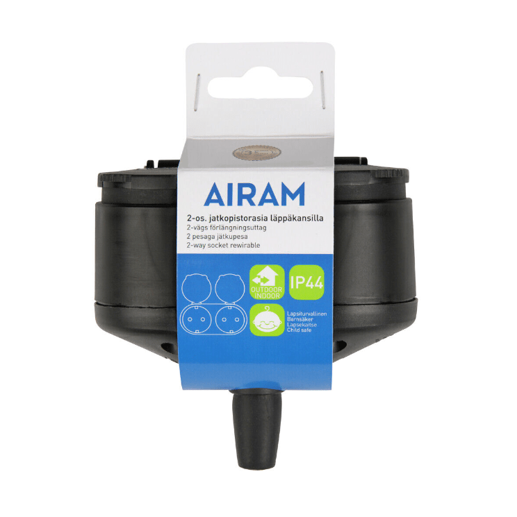 2-Fach Steckdosenadapter Von Airam - 