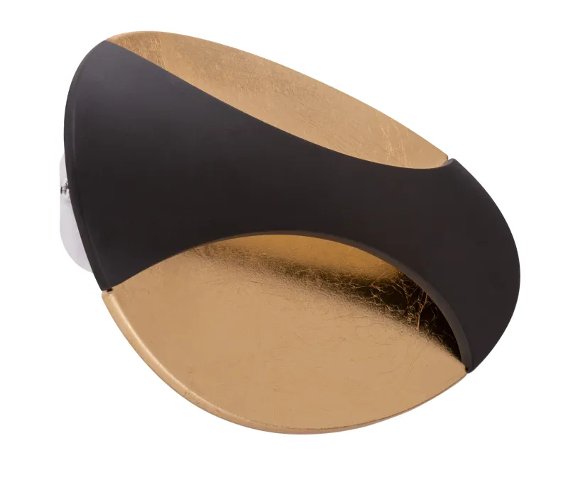Alexandra 21cm Gold wandlampe Von Globo Lighting - Den medf&ouml;ljande 6W LED-lampan ger en behaglig belysning med 230 lumen och en varm ljusf&auml;rg p&aring; 3000K.