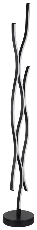 Geronimo Schwarz stehlampe Von Globo Lighting - Der praktische Fu&szlig;schalter am Kabel erm&ouml;glicht ein bequemes Ein- und Ausschalten der Lampe und die gro&szlig;z&uuml;gige Kabell&auml;nge von 180 cm sorgt f&uuml;r Flexibilit&auml;t bei der Platzierung.