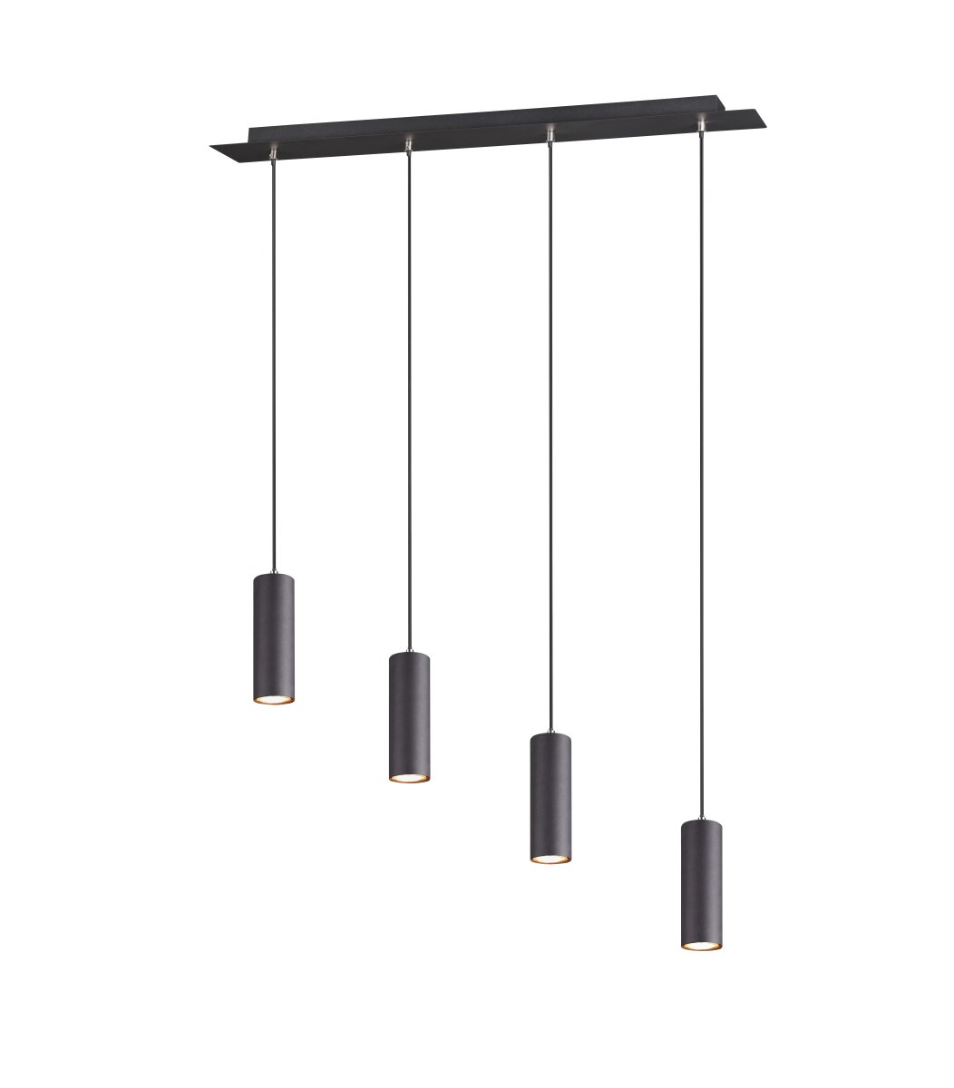 Marley 75cm Schwarz hängelampe Von Trio Lighting - 