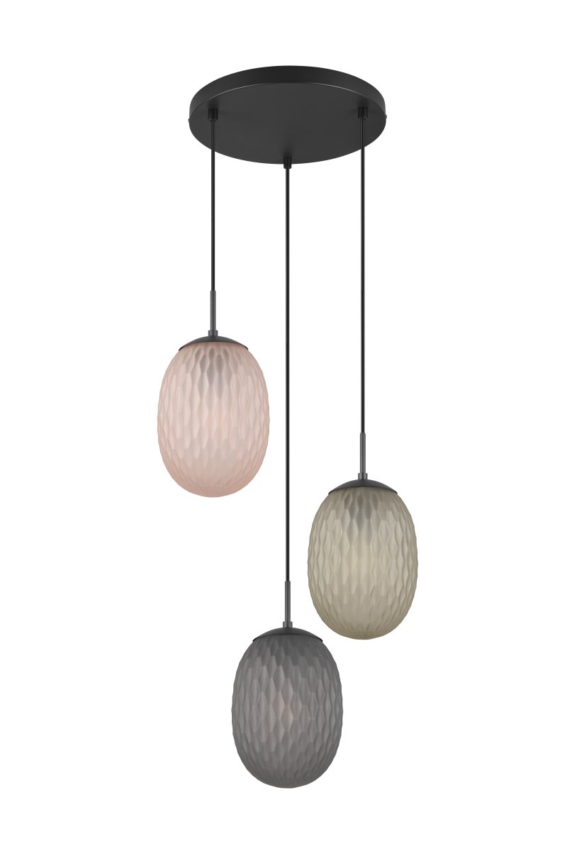 Facette Ø43 Mehrfarbig hängelampe Von Trio Lighting - 