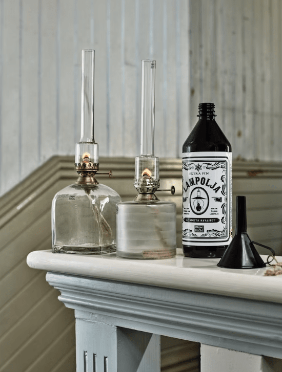 Kerosene lamp elisabeth square Transparent Von Strömshaga - Von Anfang an reichlich Wasser verwenden und bei nicht regelmäßiger Verwendung muss die Lampe nachgefüllt werden.