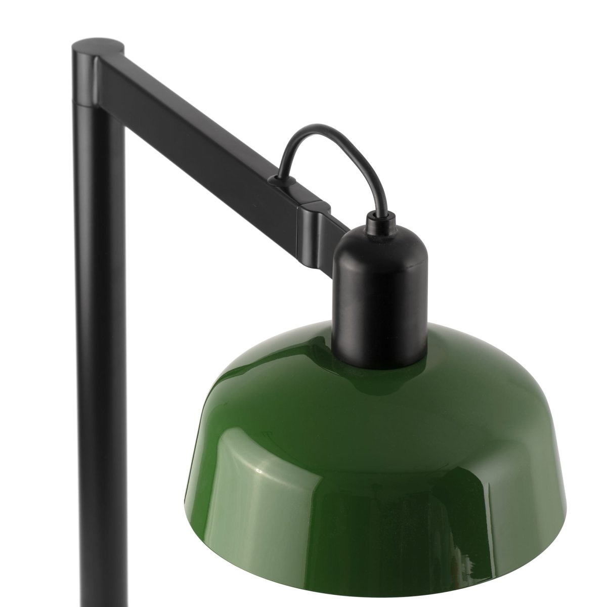 Tatawin 58cm Grün schreibtischlampe Von Faro Barcelona - Mit ihrer architektonischen Silhouette und den klaren Kontrasten wird Tatawin zu einem dekorativen Lichtpunkt mit Stil und Geschichte.