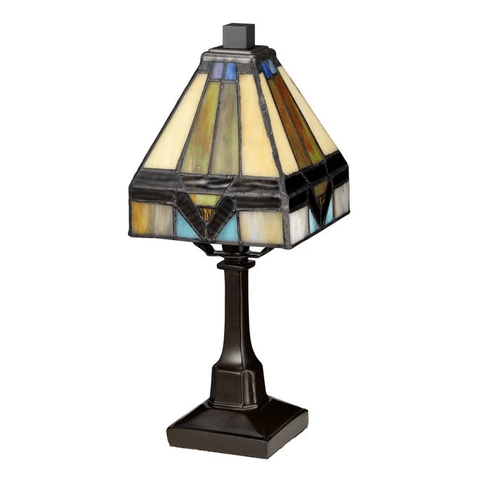 Holmes 30cm Mehrfarbig Von Elstead Lighting - Holmes ist eine kompakte und elegante Lampe, die sich perfekt als Nachtlicht oder für ein kleines Regal eignet.