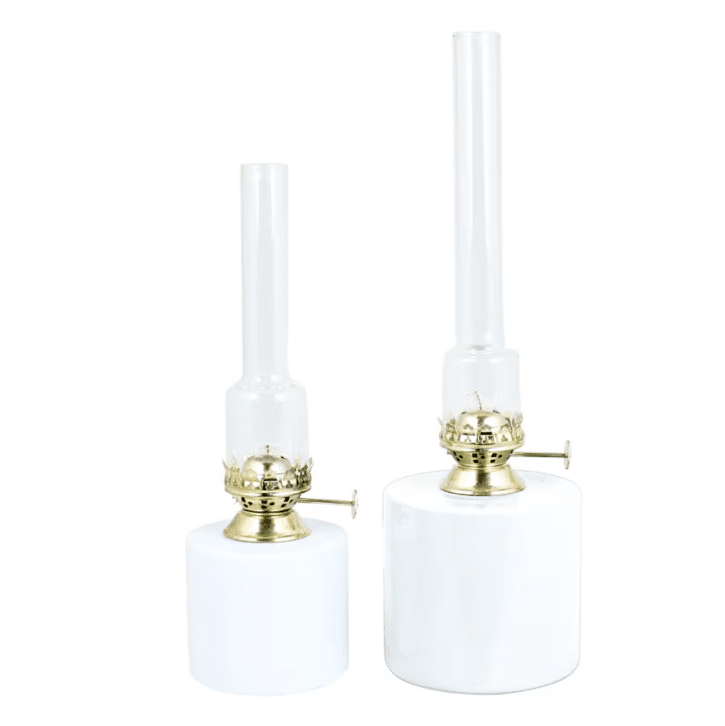 Kerosene Lamp Straight small Weiß Von Strömshaga - 