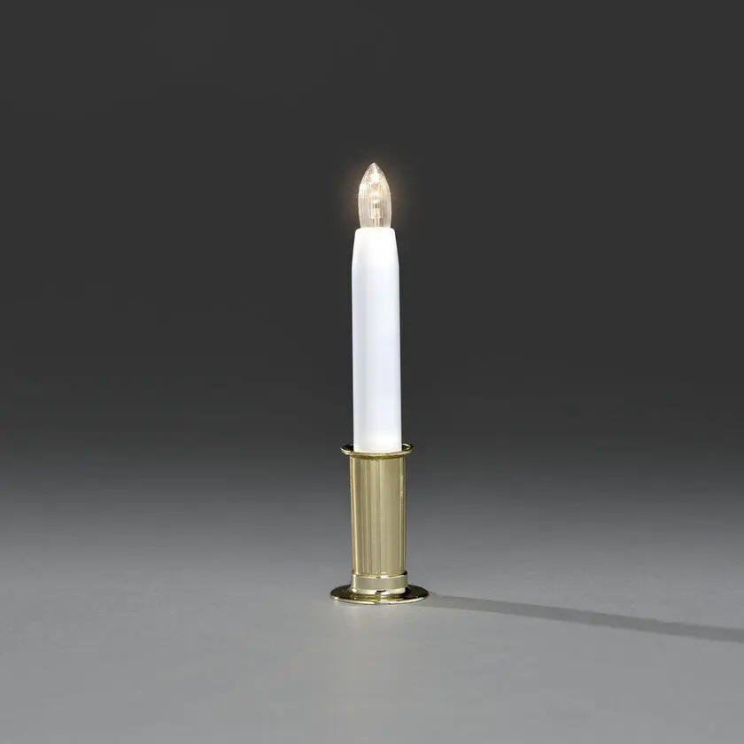 Lucia-Handkerze Gold Von Konstsmide - Perfekt zum Luciatag oder als stimmungsvolle Dekoration im Zuhause.