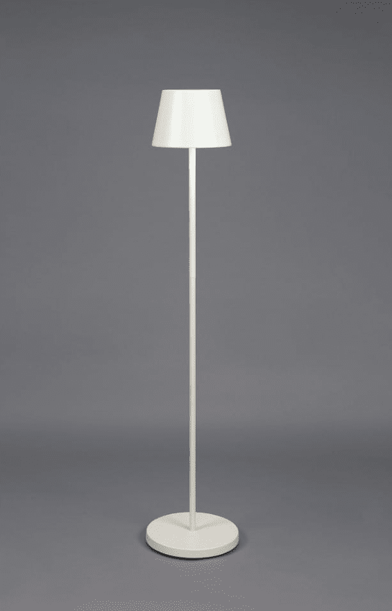Pomezia 124cm Weiß tragbare Von Konstsmide - Die Höhe ist zwischen 53 und 124 cm verstellbar, sodass Sie sie auch als hohe Tischlampe verwenden können.