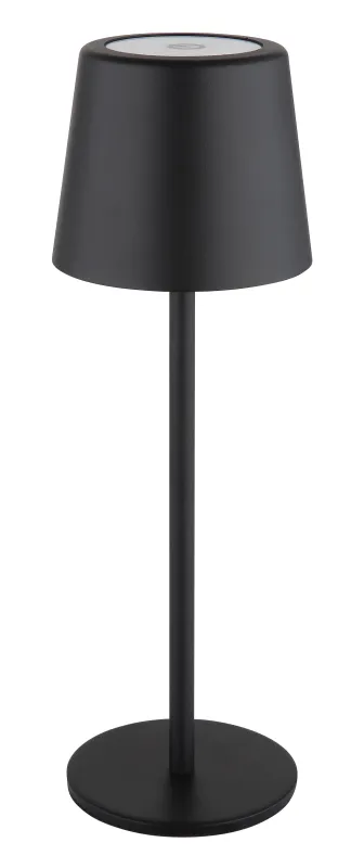 Vancouver 28cm Schwarz tragbare Von Globo Lighting - Dank IP44-Schutzart ist sie zudem spritzwassergeschützt und somit perfekt für den Innen- und Außenbereich geeignet.