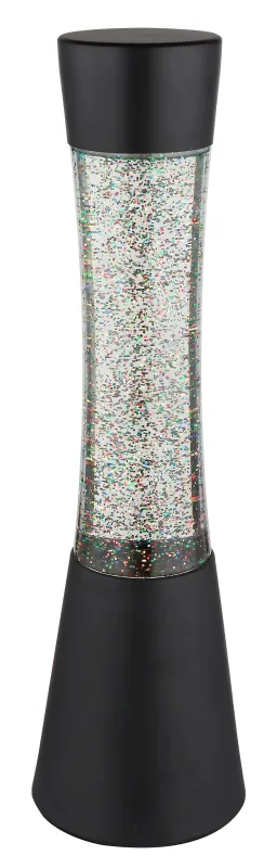 Sparkle Schwarz kinderlampe Von Globo Lighting - Den mattsvarta designen i aluminium ramar in den klara glassk&auml;rmen, som sprider ljuset mjukt och skapar en behaglig atmosf&auml;r.