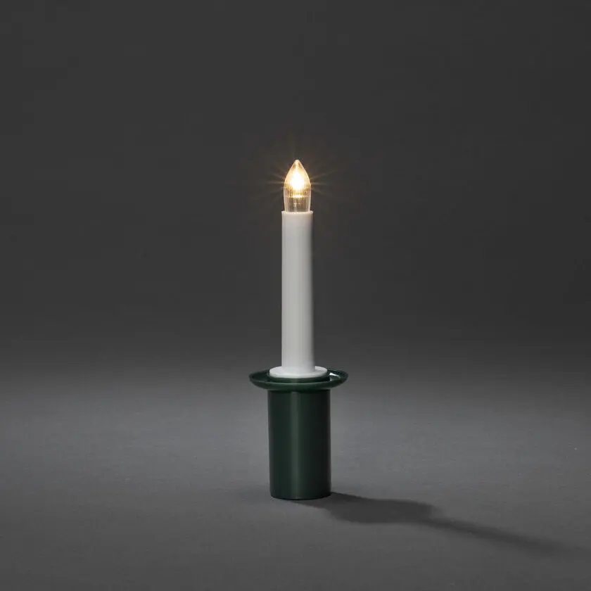 Lucia-Handkerze Grün Von Konstsmide - Perfekt zum Luciatag oder als stimmungsvolle Dekoration im Zuhause.