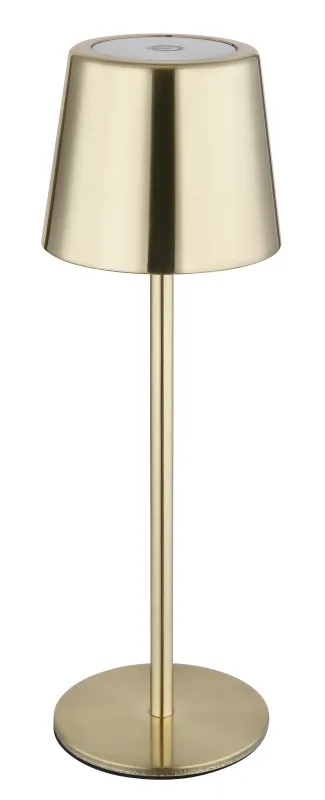 Vancouver 28cm Gold tragbare Von Globo Lighting - Dank IP44-Schutzart ist sie zudem spritzwassergesch&uuml;tzt und somit perfekt f&uuml;r den Innen- und Au&szlig;enbereich geeignet.