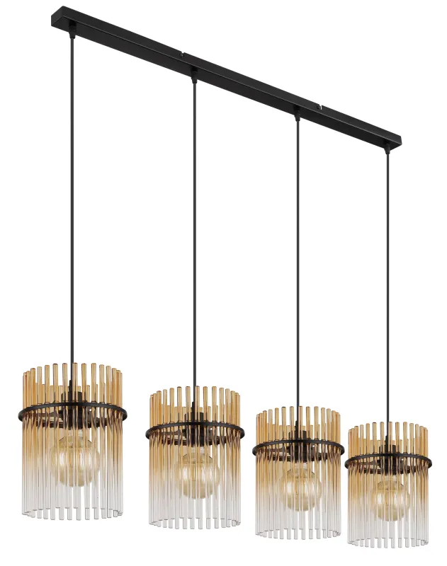 Gorley 110cm Bernstein hängelampe Von Globo Lighting - Gorley&nbsp;takpendel kombinerar elegant design med h&ouml;g funktionalitet och blir en sofistikerad inredningsdetalj i ditt hem.