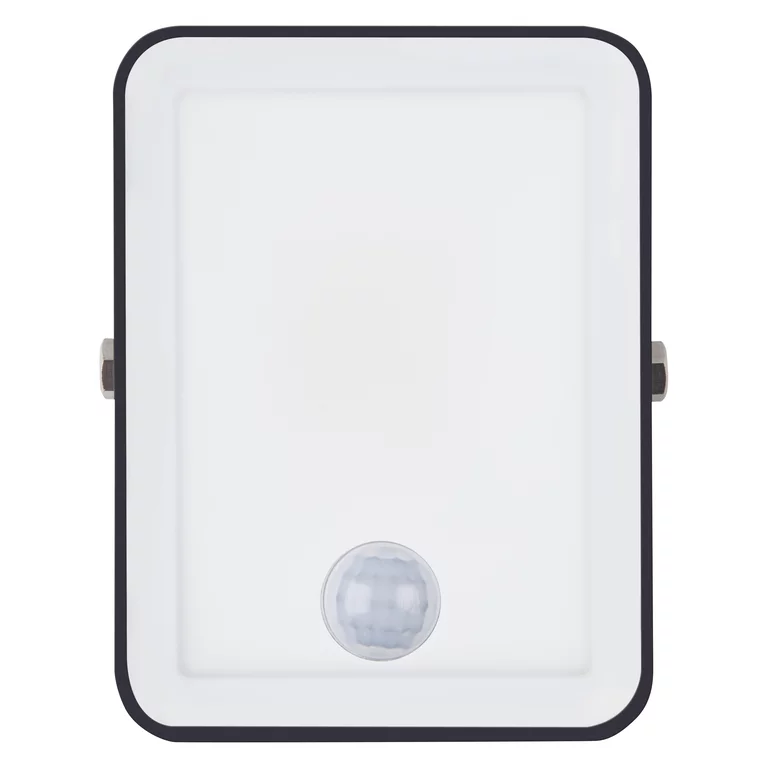 Floodlight Essential Sensor 10W Schwarz außenlampe Von Ledvance - Der weiß satinierte Diffusor sorgt für ein homogenes und blendfreies Licht und erzeugt so eine angenehme Beleuchtung ohne scharfe Schatten.