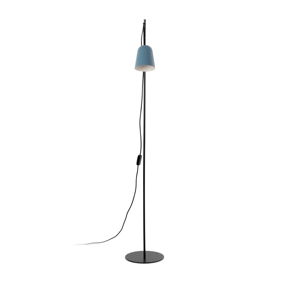 Studio Blau stehlampe Von Faro Barcelona - Studio ist eine stilvolle Stehleuchte von Nahtrang, inspiriert vom klassischen Design der 1950er Jahre &ndash; zeitlos und doch modern.