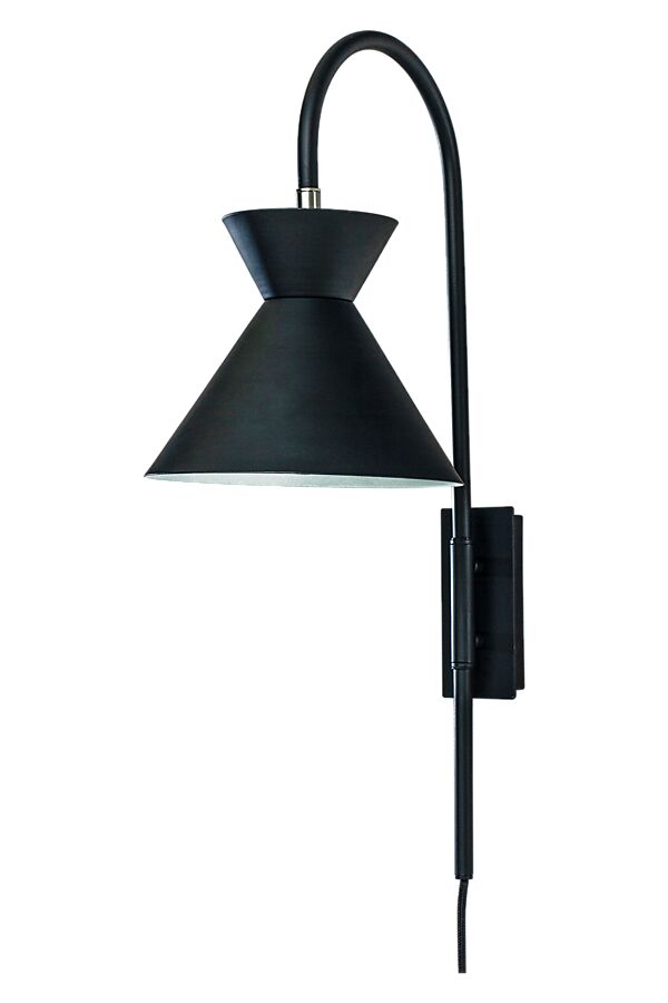 Coni 54cm Schwarz wandlampe Von Aneta Lighting - Coni sorgt f&uuml;r angenehmes und dekoratives Licht neben dem Sofa, im Flur oder &uuml;ber der K&uuml;chentheke.