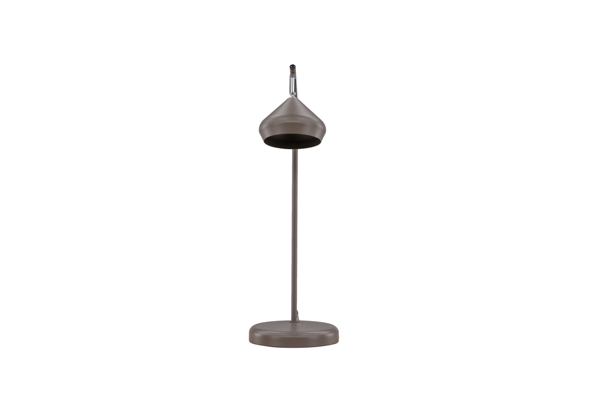 Isaberg 52cm Wildleder schreibtischlampe Von Venture Design - Die aus hochwertigem Stahl gefertigte Lampe strahlt eine zeitlose und moderne Eleganz aus, die zu einem entspannenden Gefühl beiträgt.