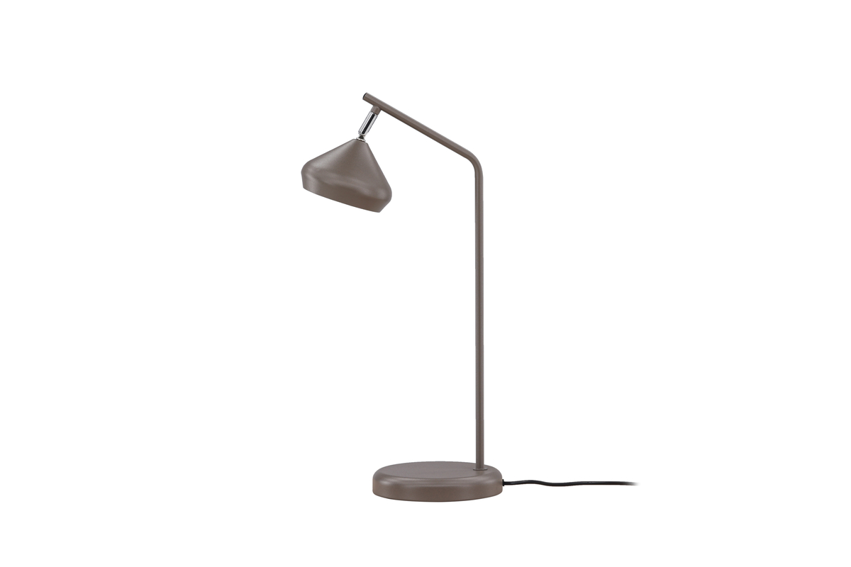 Isaberg 52cm Wildleder schreibtischlampe Von Venture Design - Die aus hochwertigem Stahl gefertigte Lampe strahlt eine zeitlose und moderne Eleganz aus, die zu einem entspannenden Gefühl beiträgt.