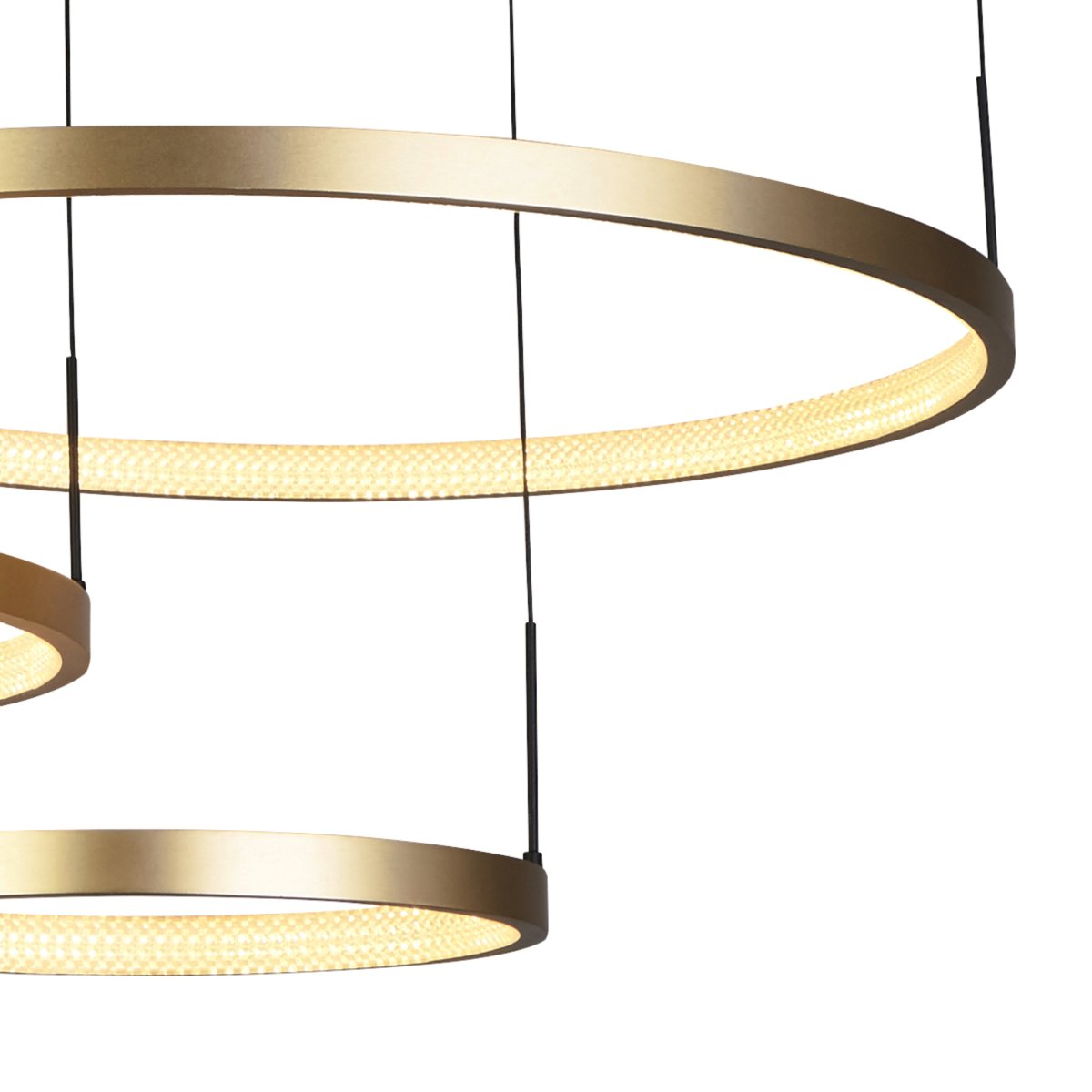 Grace 112cm Gold hängelampe Von Searchlight - Grace besteht aus Metall und Acryl und vereint Langlebigkeit und Stil.