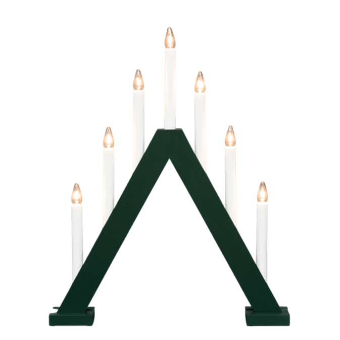 Nova 7 Dunkelgrün Von Pixie Design - Nova passt perfekt ins Fenster und ist eine sch&ouml;ne Erg&auml;nzung Ihrer Weihnachtsdekoration in der Advents- und Weihnachtszeit.
