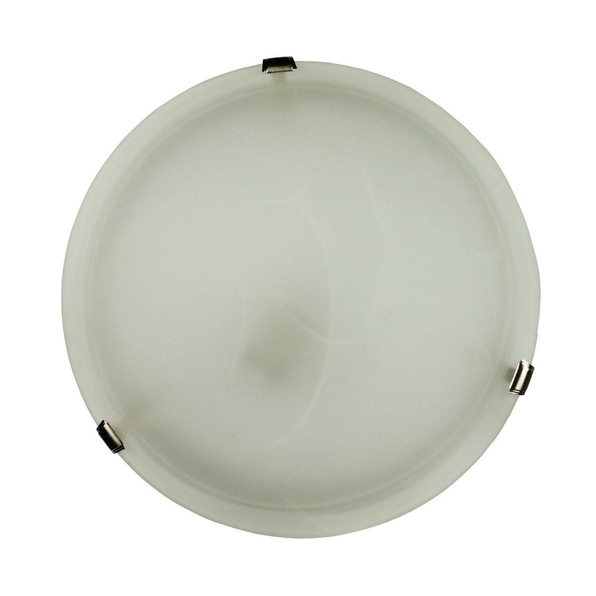 Zoombild von Plafond Ø30 Weißer Satin deckenleuchte Von Oriva - Diese einfache und stilvolle Deckenleuchte ist perfekt f&uuml;r alle, die eine diskrete, aber funktionale Lichtquelle suchen.