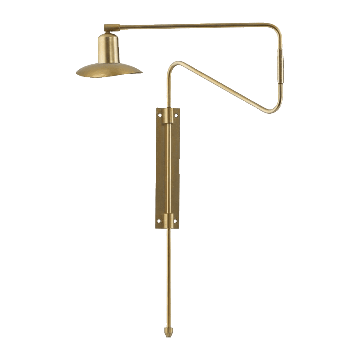 Swing 35cm Messing wandlampe Von House Doctor - Diese Lampe vereint moderne und klassische Elemente nahtlos und passt perfekt zu verschiedenen Einrichtungsstilen.
