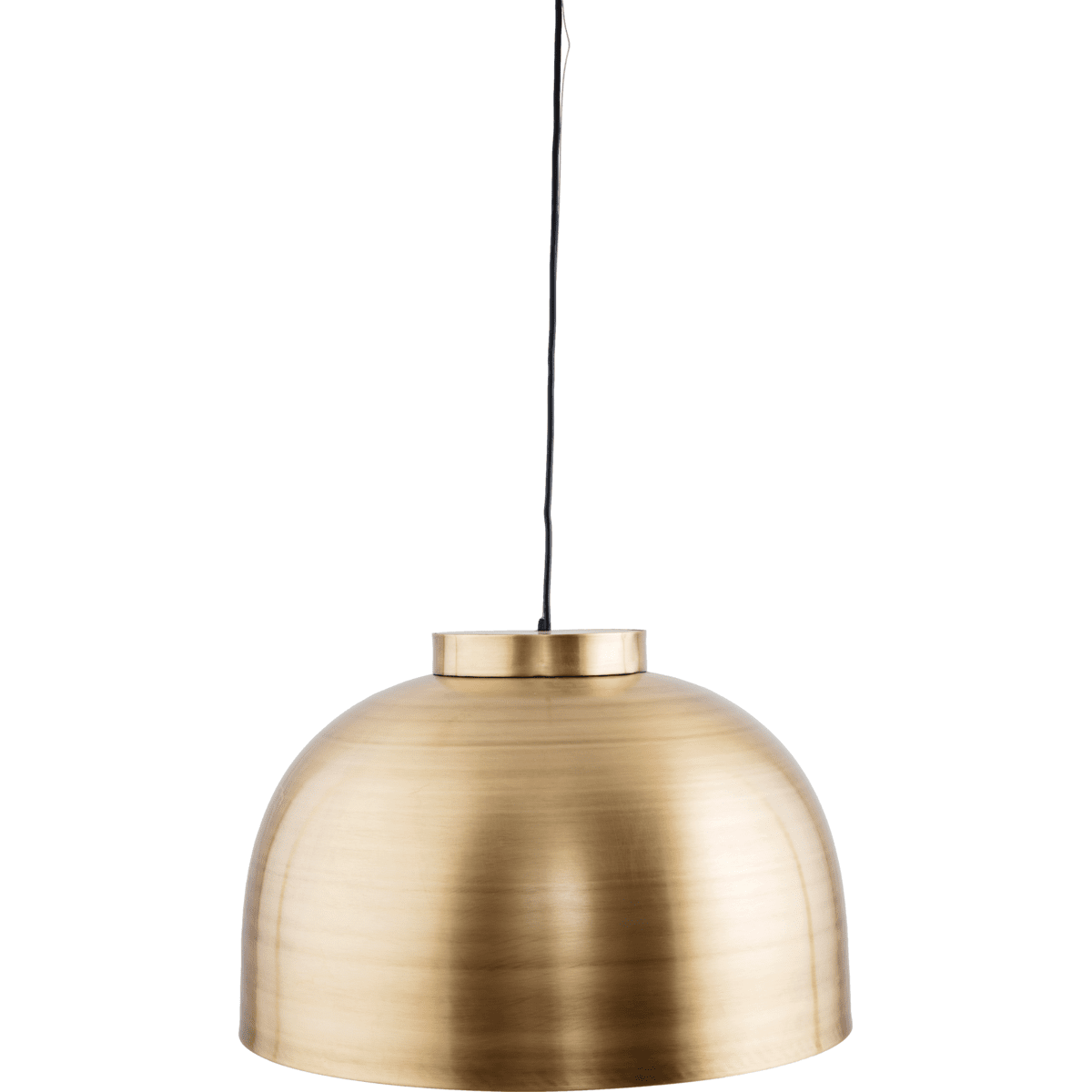 Bowl Ø50 Messing hängelampe Von House Doctor - Der industrielle Look in Kombination mit der schönen runden Form des Lampenschirms verleiht ihm eine weiche Atmosphäre, die in die meisten Räume passt.